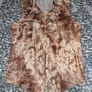 ladies sleeveless blouse